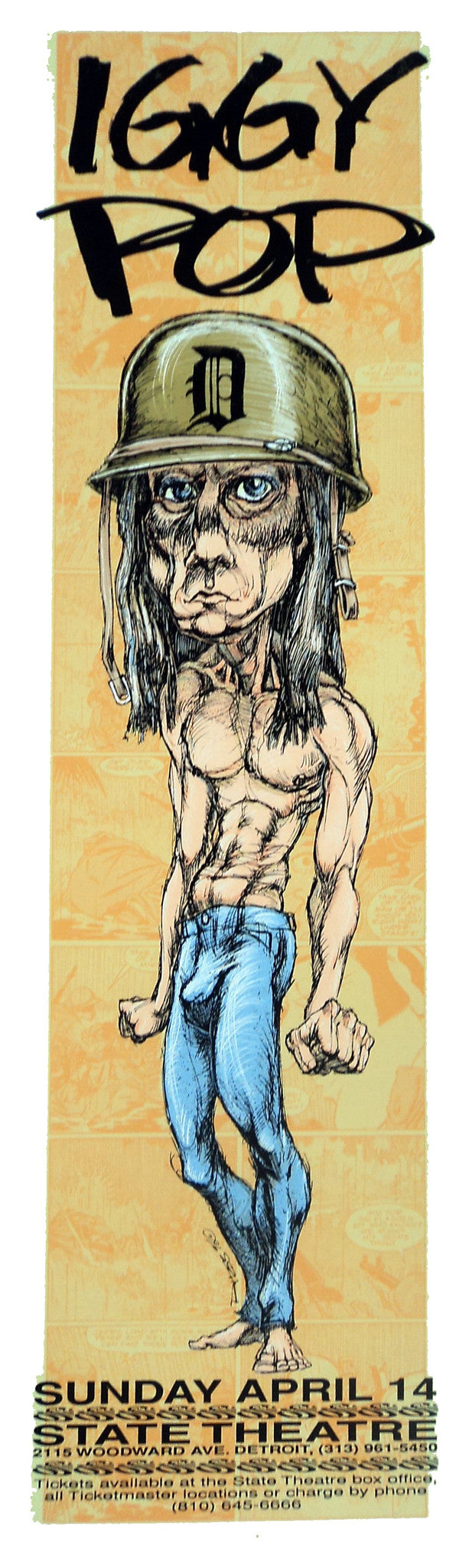 Iggy pop on sale poster