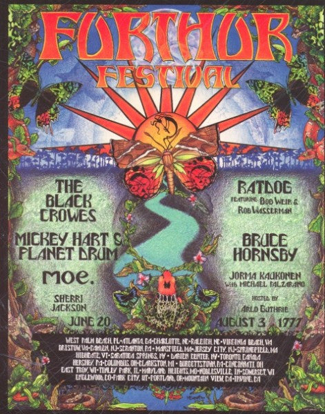 Michael Everett - 1996 - Furthur Festival Poster – Nevermind Gallery