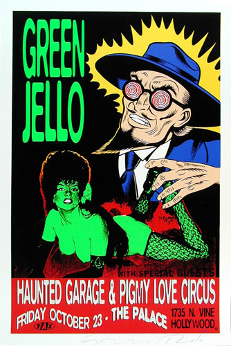 TAZ - 1992 - Green Jello Concert Poster