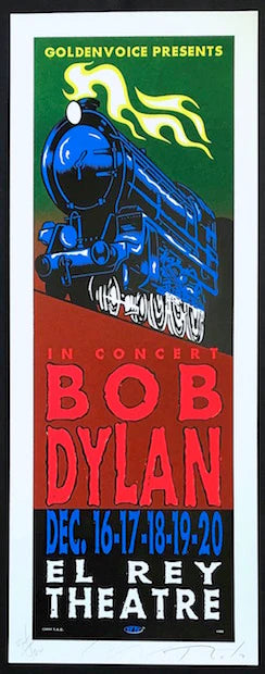 TAZ - 1997 - Bob Dylan LA Concert Poster