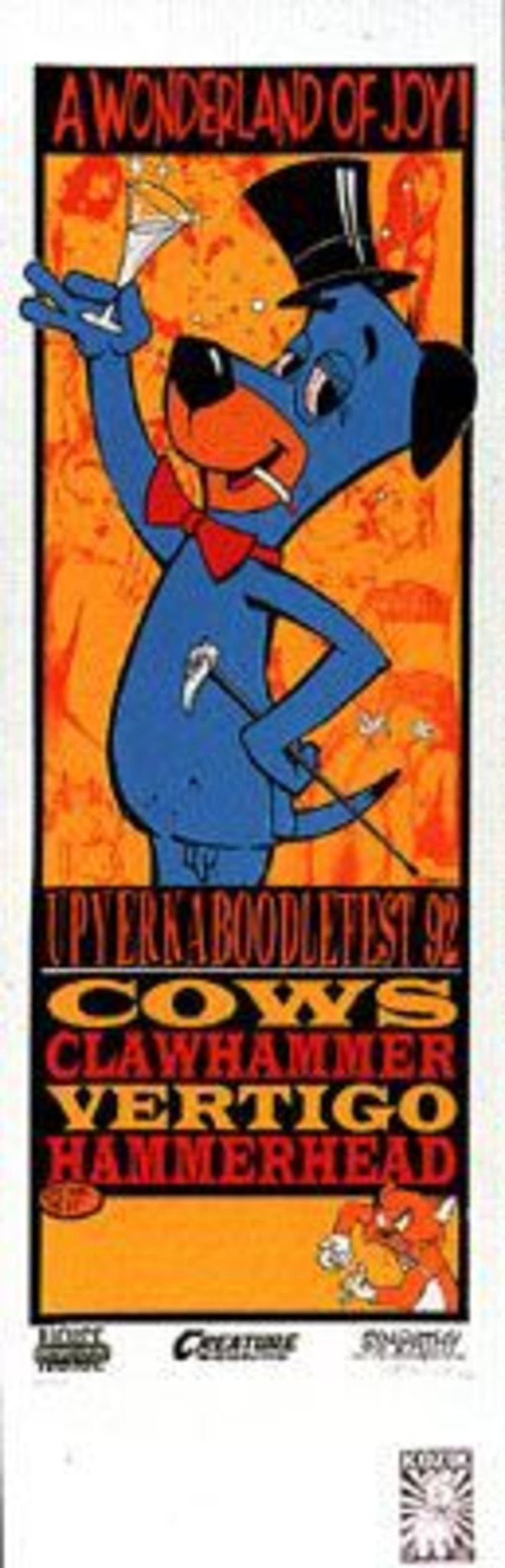 Frank Kozik 1992 - Upyerkaboodlefest 92 Poster