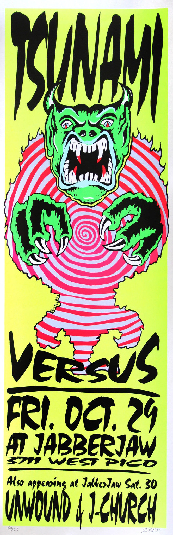 Seaweed & Unsane Poster 1992 by on sale Lindsey Kuhn